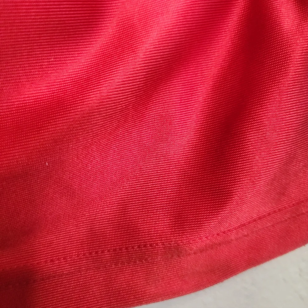 Nike 1990s Basketball Tearaway Dazzle Vintage Warm-Up Track Pants in Red Size L
